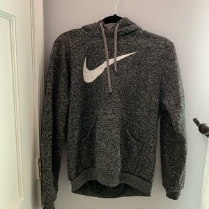 Nike Size S black and white speckled hoodie